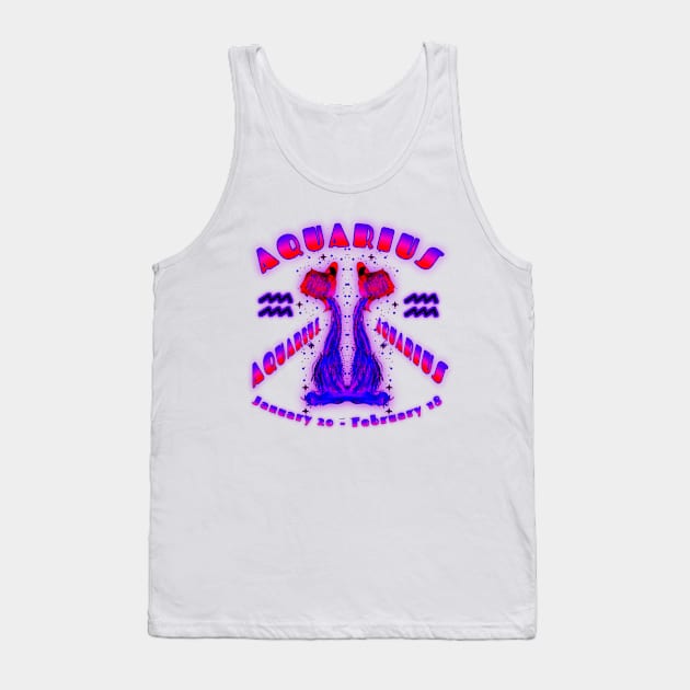 Aquarius 9a Pink Tank Top by Boogie 72